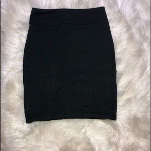 Black Stretchy Skirt